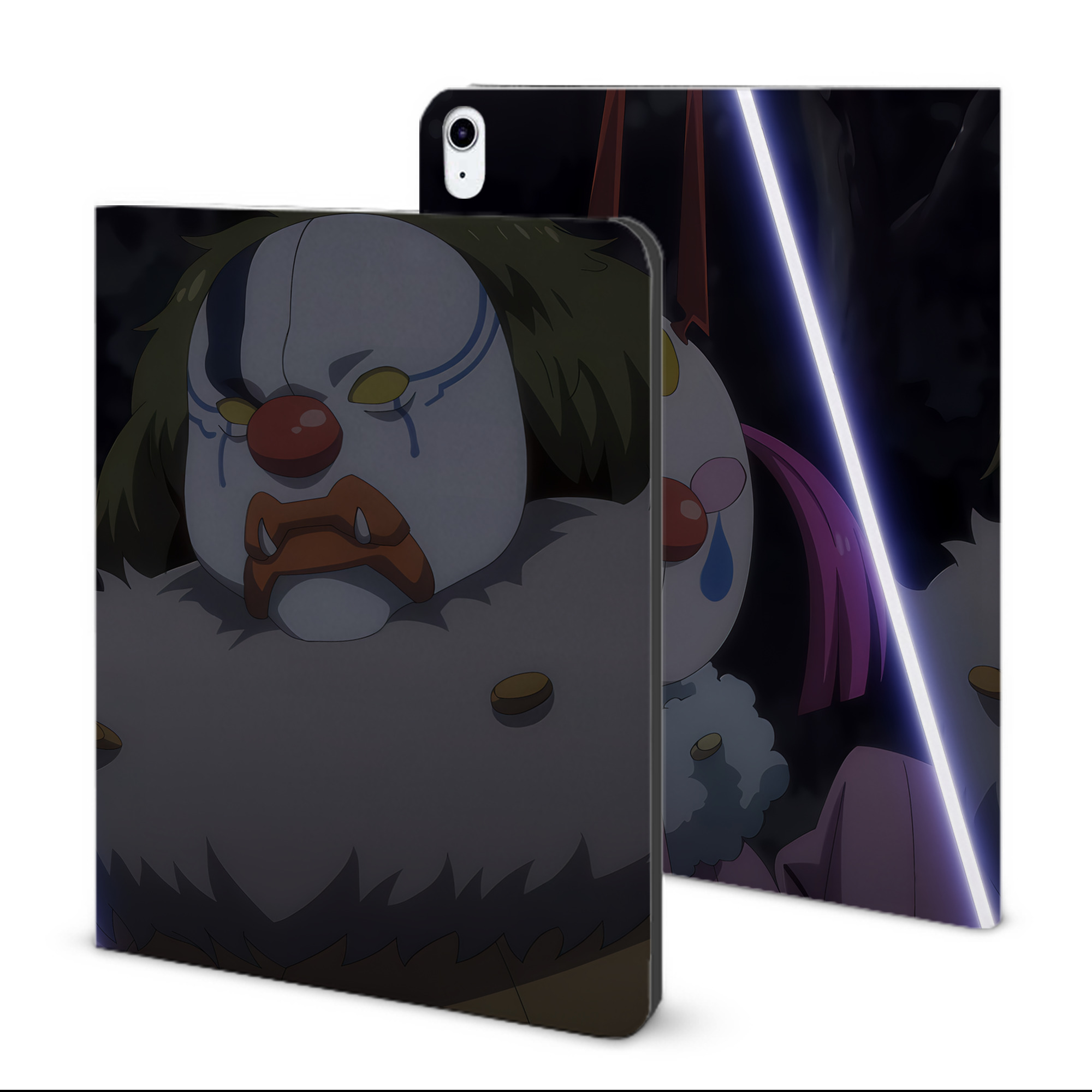 （画像用） 転スラ Regarding Reincarnated to Slime IPad ケース ブック型 PUレザー TPU 耐衝撃 軽量 薄型 ペン収納なし 全面保護 IPad 各モデル対応